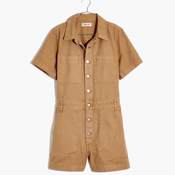 Relaxed Coverall Romper - Picture 1 of 6